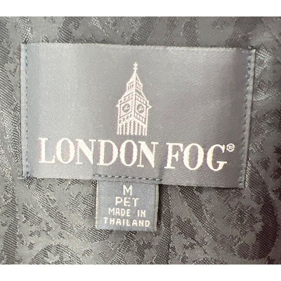 London Fog Rain Coat Womens Medium Red Button Removable Liner Water Repellent - Picture 12 of 15